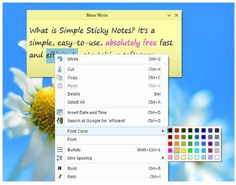 Simple Sticky Notes