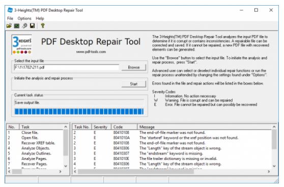 3-Heights PDF Desktop Repair Tool