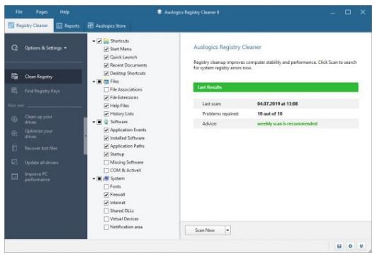 Auslogics Registry Cleaner Pro