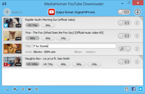 MediaHuman YouTube Downloader