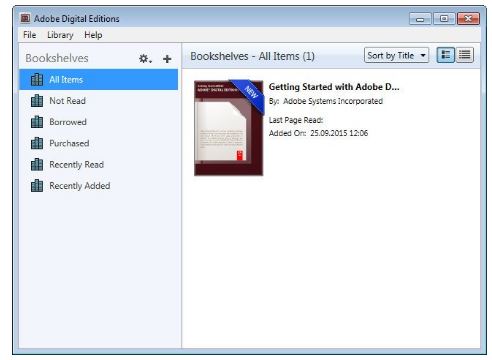 Adobe digital editions как пользоваться