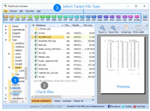 Coolutils Total Excel Converter