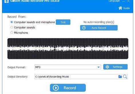 GiliSoft Audio Recorder Pro 12.0 for iphone instal