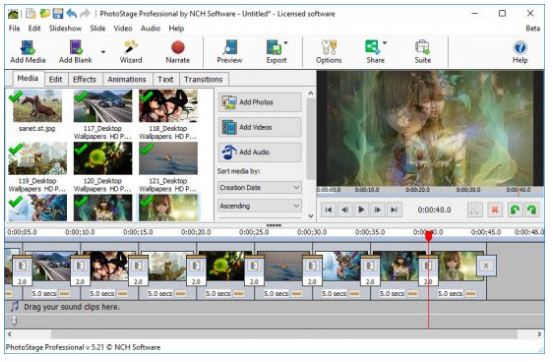 NCH PhotoStage Slideshow Producer Pro