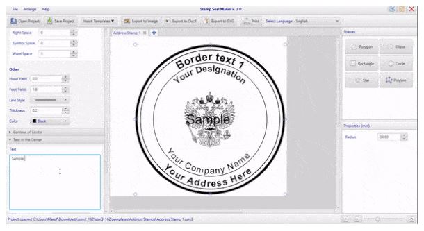 Stamp Seal Maker 3.9 Multilingual [Latest] - S0ft4PC