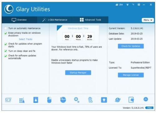 Glary Utilities Pro