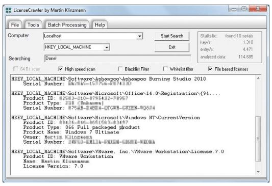 LicenseCrawler Commercial