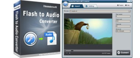 ThunderSoft Flash to Audio Converter