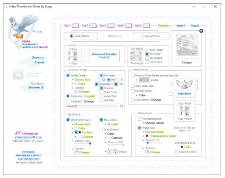 Video Thumbnails Maker Platinum