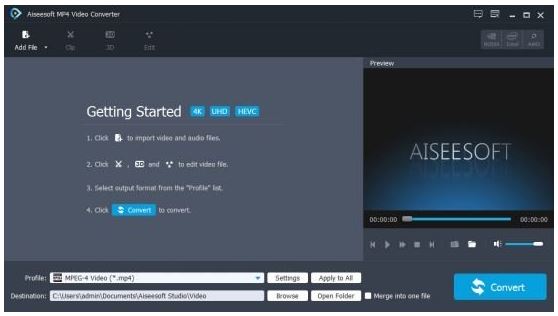 Aiseesoft MP4 Video Converter