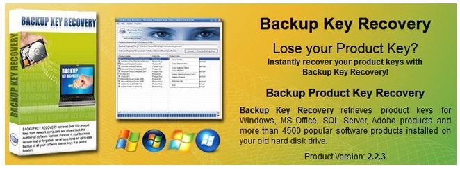 Nsasoft Backup Key Recovery