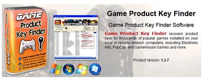 Nsasoft Game Product Key Finder