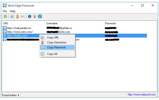 SterJo Edge Passwords