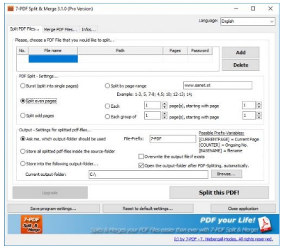 7-PDF Split and Merge Pro