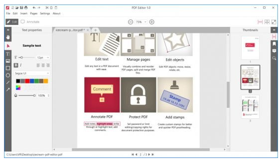 Icecream PDF Editor Pro