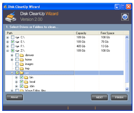 AbyssMedia Disk CleanUp Wizard