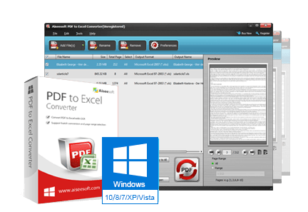 Aiseesoft PDF to Excel Converter
