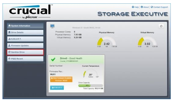 Crucial Storage Executive