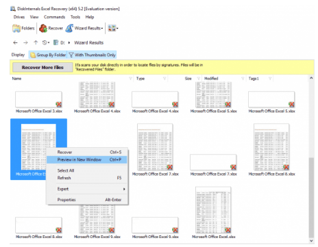 DiskInternals Excel Recovery