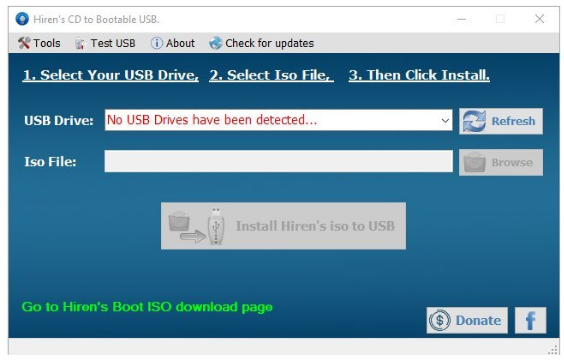 Hiren's CD To Bootable USB