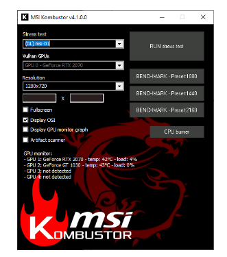 MSI Kombustor