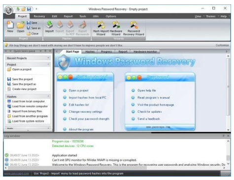 Passcape Windows Password Recovery