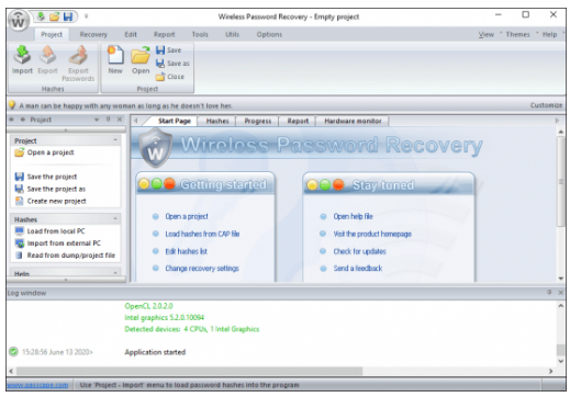 Passcape Wireless Password Recovery