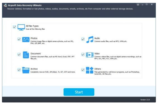 Rcysoft Data Recovery Ultimate