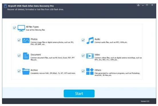 Rcysoft USB Flash Drive Data Recovery Pro