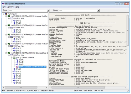 USB Device Tree Viewer