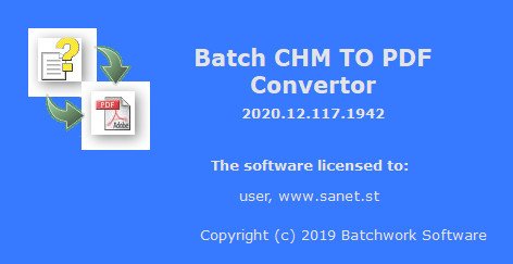 Batch CHM to PDF Converter