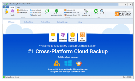 CloudBerry Backup Ultimate Edition