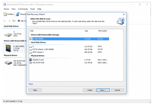 DiskInternals FAT Recovery