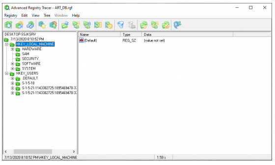 Elcomsoft Advanced Registry Tracer