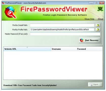 Firefox Password Viewer