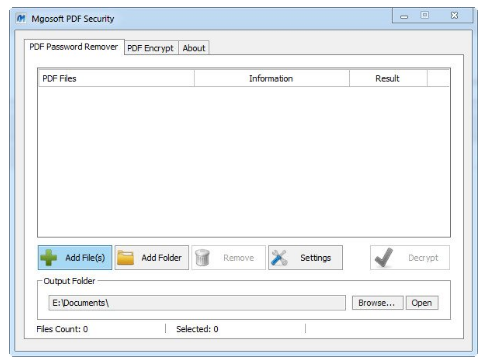 Mgosoft PDF Security