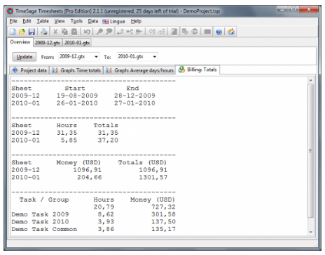 MicroSys TimeSage Timesheets