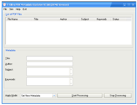 S-Ultra PDF Metadata Updater