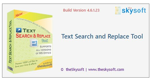 Text Search and Replace Tool