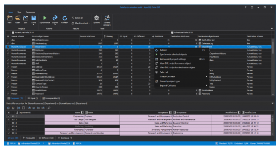 ApexSQL Diff