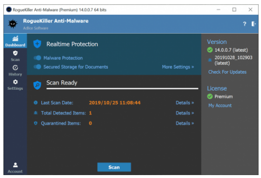 RogueKiller Anti Malware Premium