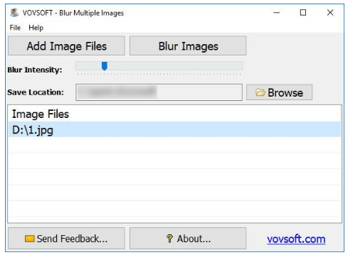 VovSoft Blur Multiple Images