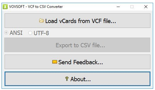 VovSoft CSV to VCF Converter 4.2.0 download the new for mac