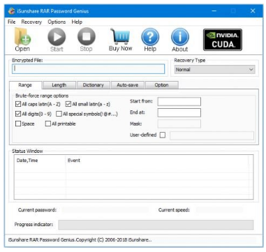 iSunshare RAR Password Genius