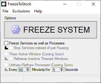 FreezeToStock