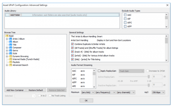 Illustrate dBpoweramp Asset UPnP Premium