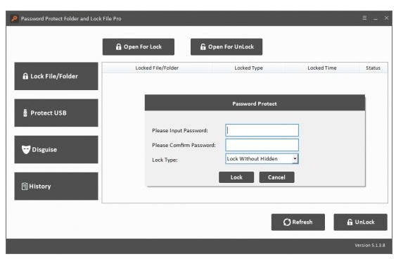 Password Protect Folder and Lock File Pro