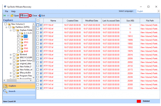 SysTools VMware Recovery