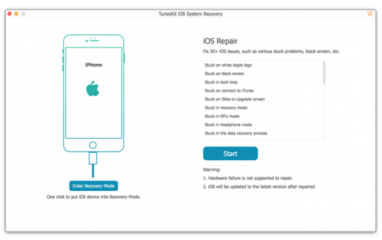 TunesKit iOS System Recovery