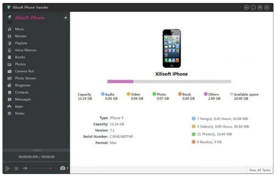 Xilisoft iPhone Transfer